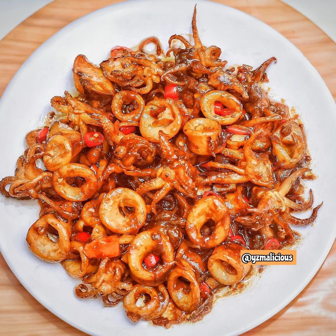 Resep Cumi Gula Asem, Santapan Makan Siang Dengan Nasi Putih