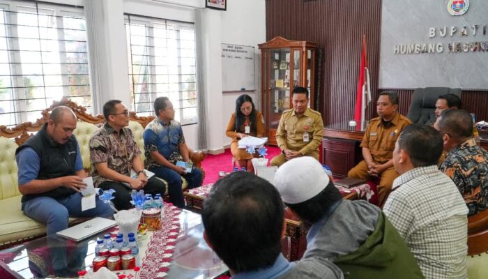 Bupati Humbahas Dr Oloan P Nababan Terima Kunjungan PT INALUM