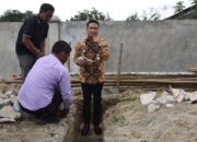 Bupati Humbahas Letakkan Batu Pertama Pembangunan Rumah Dinas Pendeta HKBP Resort Marbun Barat