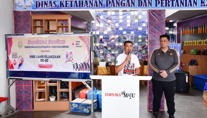 Sambut HUT Kejaksaan RI ke – 80, Kejari Samosir Gelar Aksi Donor Darah