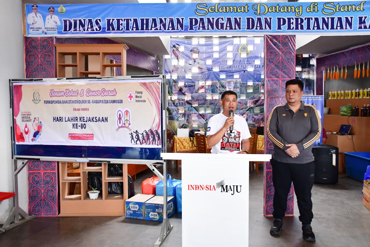 Sambut HUT Kejaksaan RI ke – 80, Kejari Samosir Gelar Aksi Donor Darah