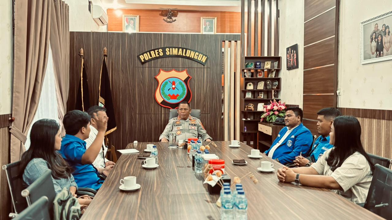 DPC GAMKI Simalungun Audiensi dengan Kapolres, Bahas Curanmor, Judi, Narkoba, dan Pendidikan Gratis