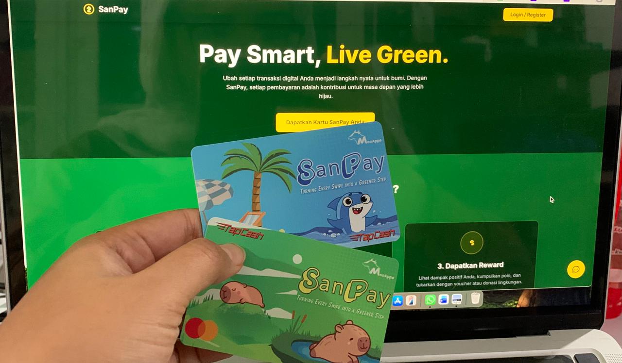 Gak Perlu Pusing Hitung Jejak Karbon, Kini Pengguna Transportasi Umum Bisa Cek Otomatis Lewat SanPay Karya Mahasiswa UPER!