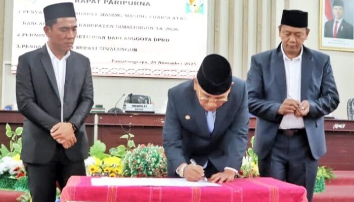 R-APBD Kabupaten Simalungun TA 2026 Disetujui DPRD