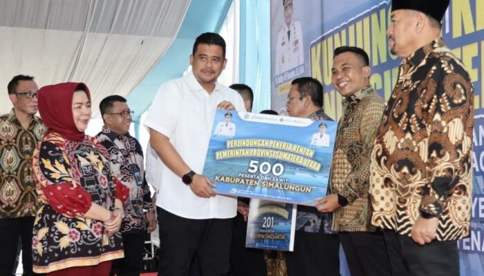 Wakil Bupati Simalungun: Pemkab Simalungun Siap Bersinergi Dengan Pemprovsu Perluas Perlindungan Bagi Pekerja Rentan