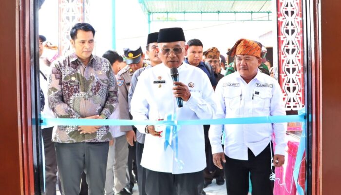 Resmikan Kantor Pangulu Nagori Pamatang Simalungun, Bupati Komit Bantu Keuangan Nagori