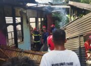 Api Hanguskan Rumah Purnawirawan TNI di Kasuari Siantar, Kerugian Capai Rp200 Juta